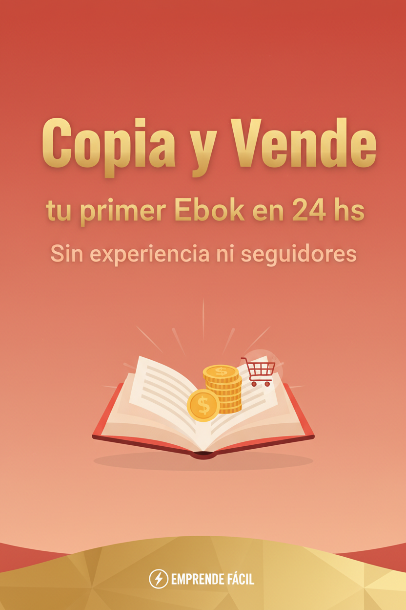 Portada Ebook - Copia y Vende tu primer Ebook en menos de 24 hs